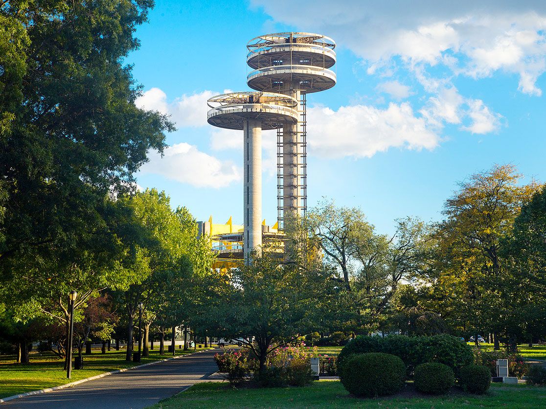 Image of Flushing Meadows Park in Queens borough of New York City