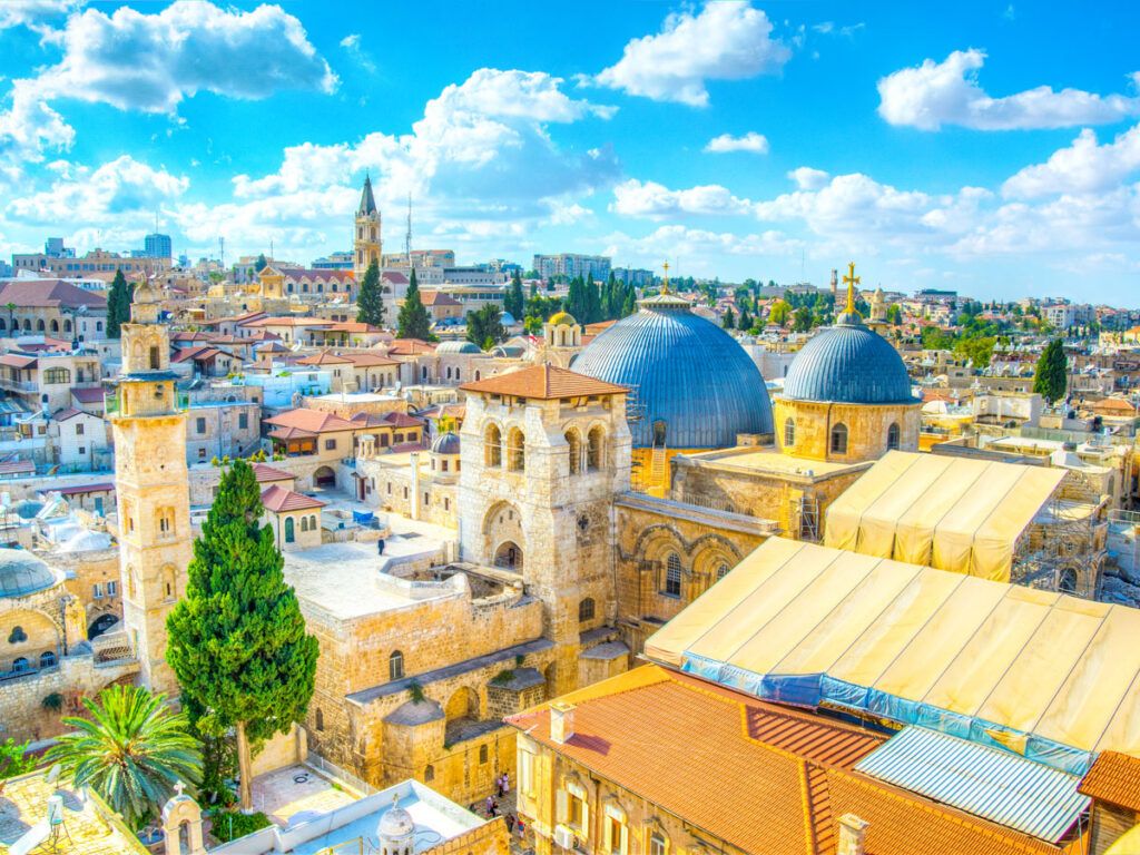 Aerial view of Jerusalem