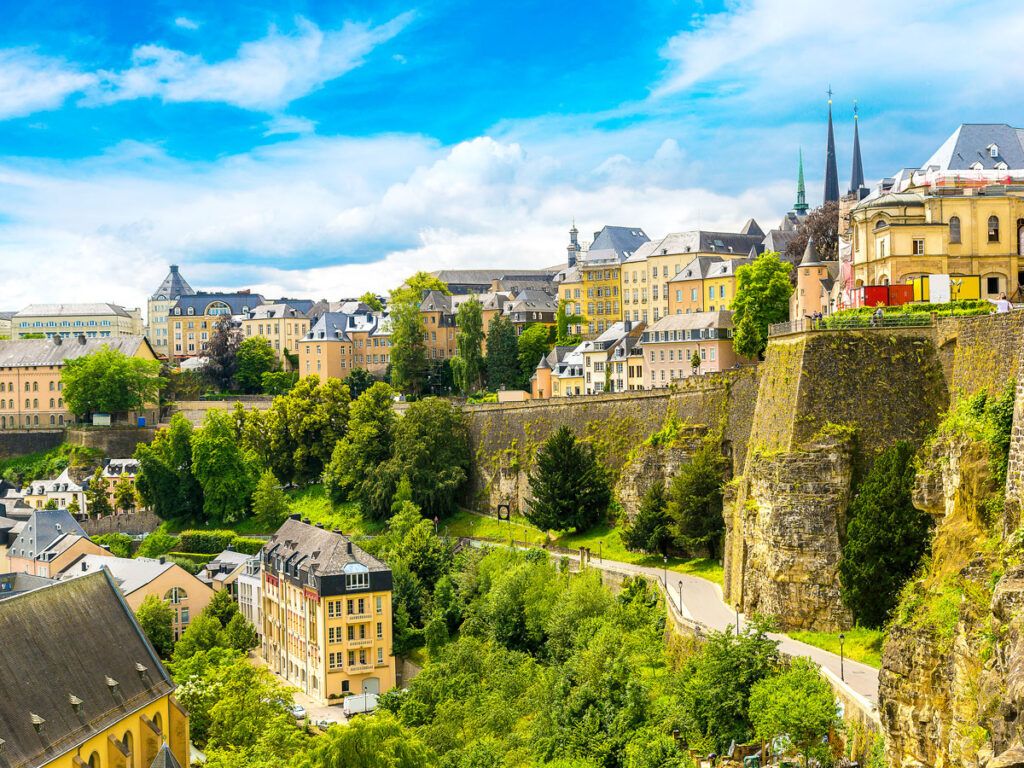 Cityscape of Luxembourg