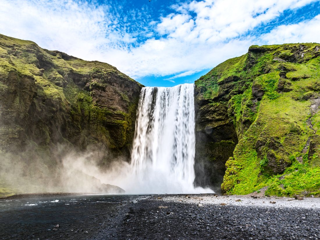 Skógafoss Falls in Iceland