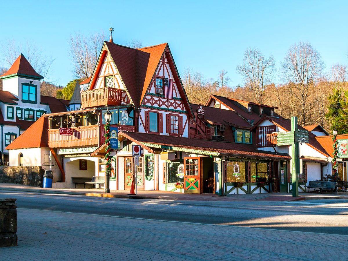 Bavarian architecture in Helen, Georgia