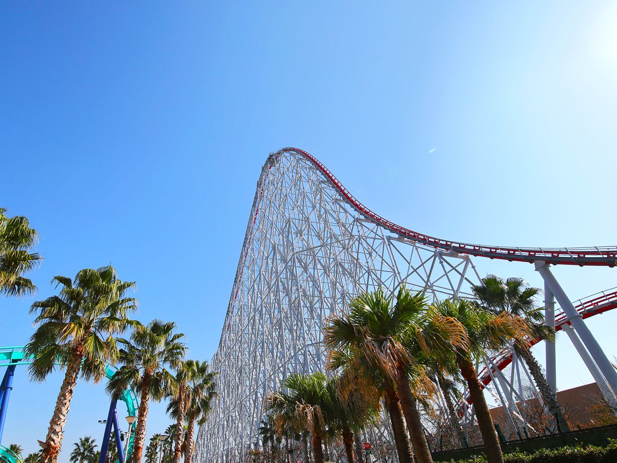 Steel Dragon 2000 roller coaster in Kuwana, Japan
