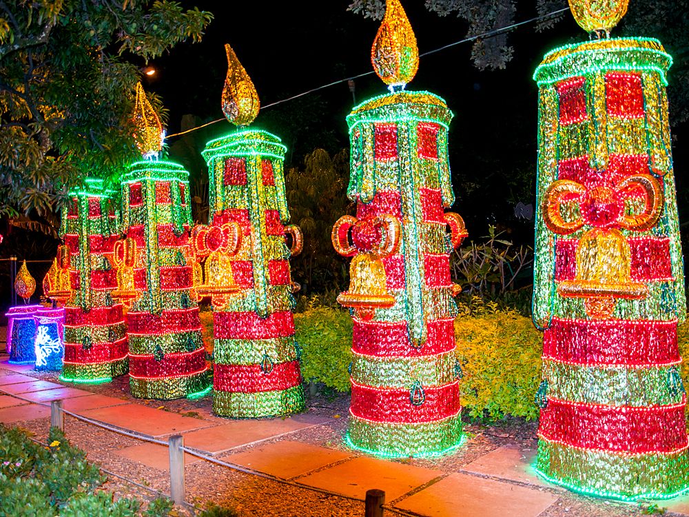 Christmas decorations in Colombia