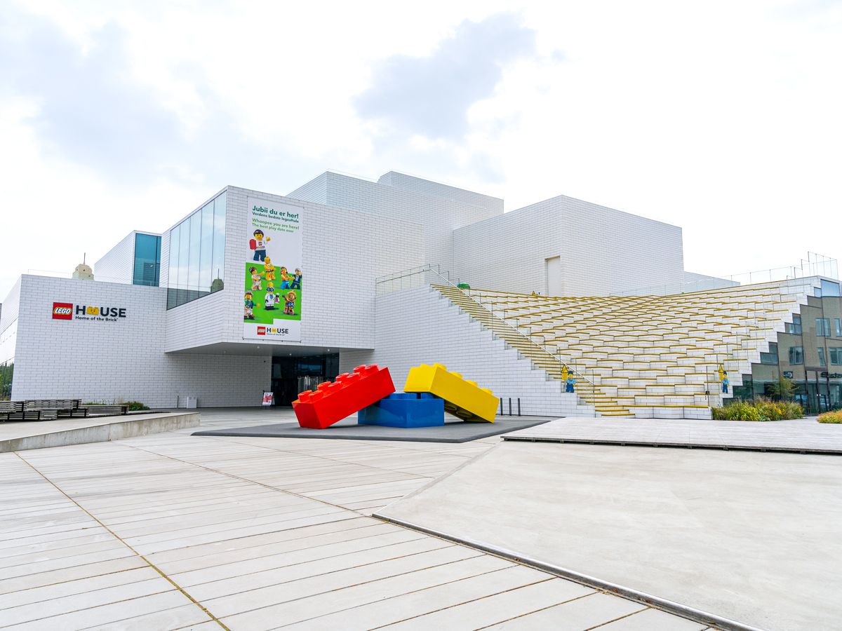 Lego-inspired headquarters for the Lego Group in Billund, Denmark