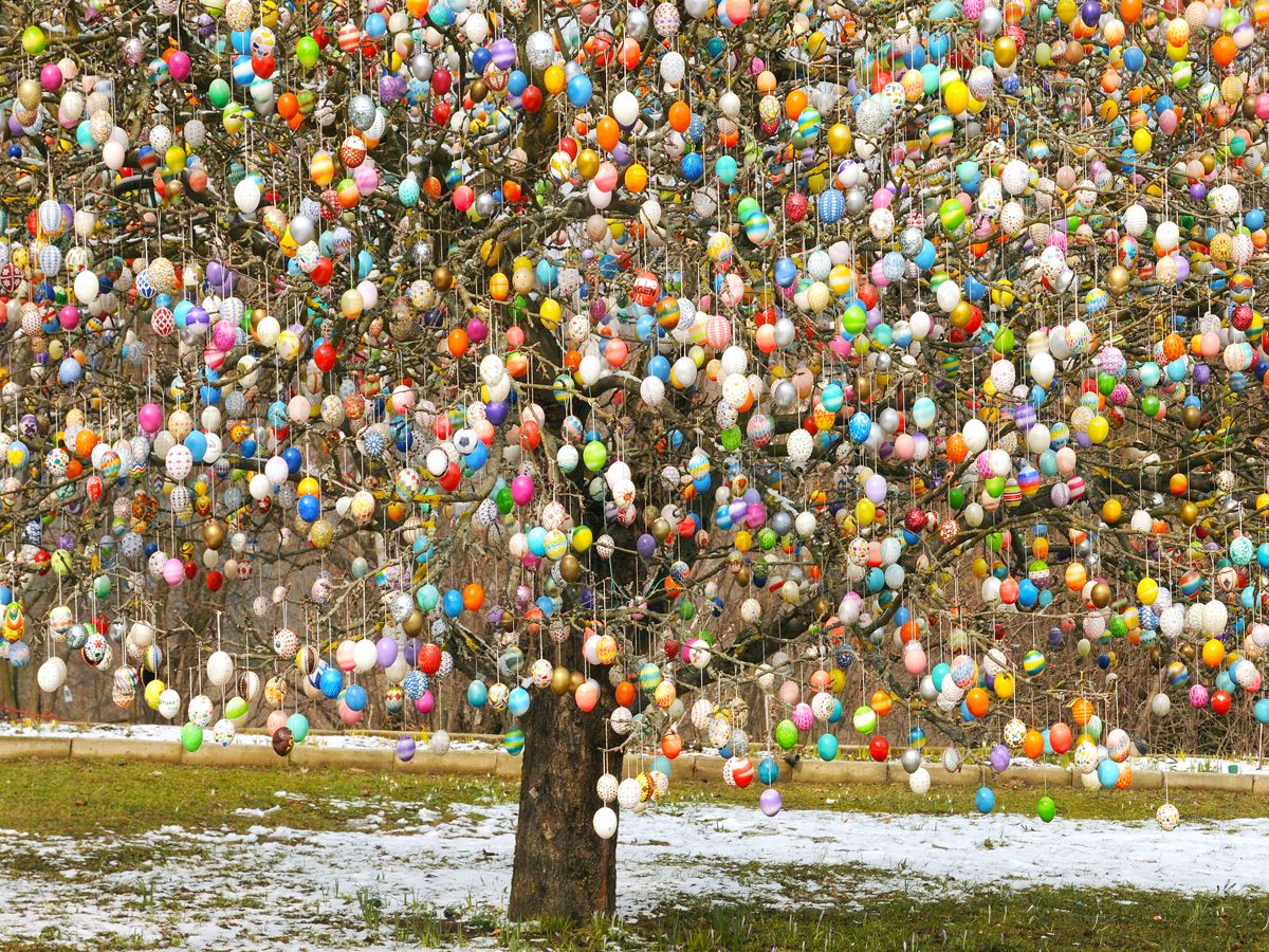 Easter egg tree in Germany