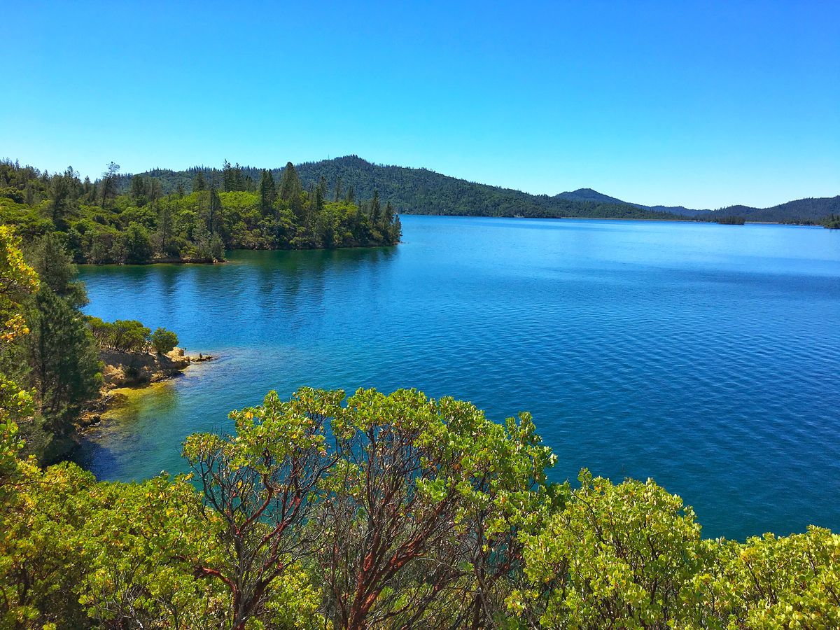 Whiskeytown Lake in Northern California