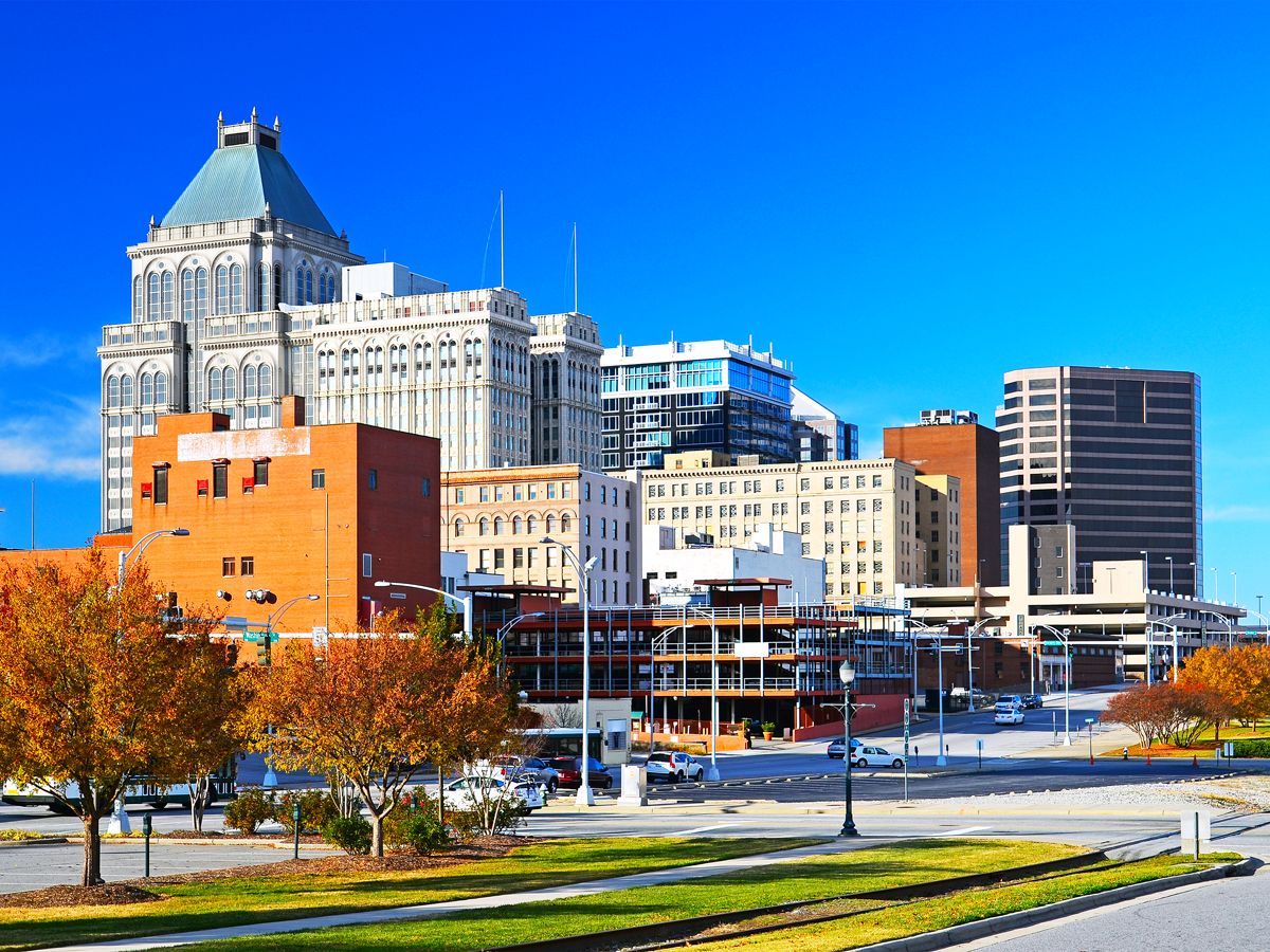 Skyline of Greensboro, North Carolina