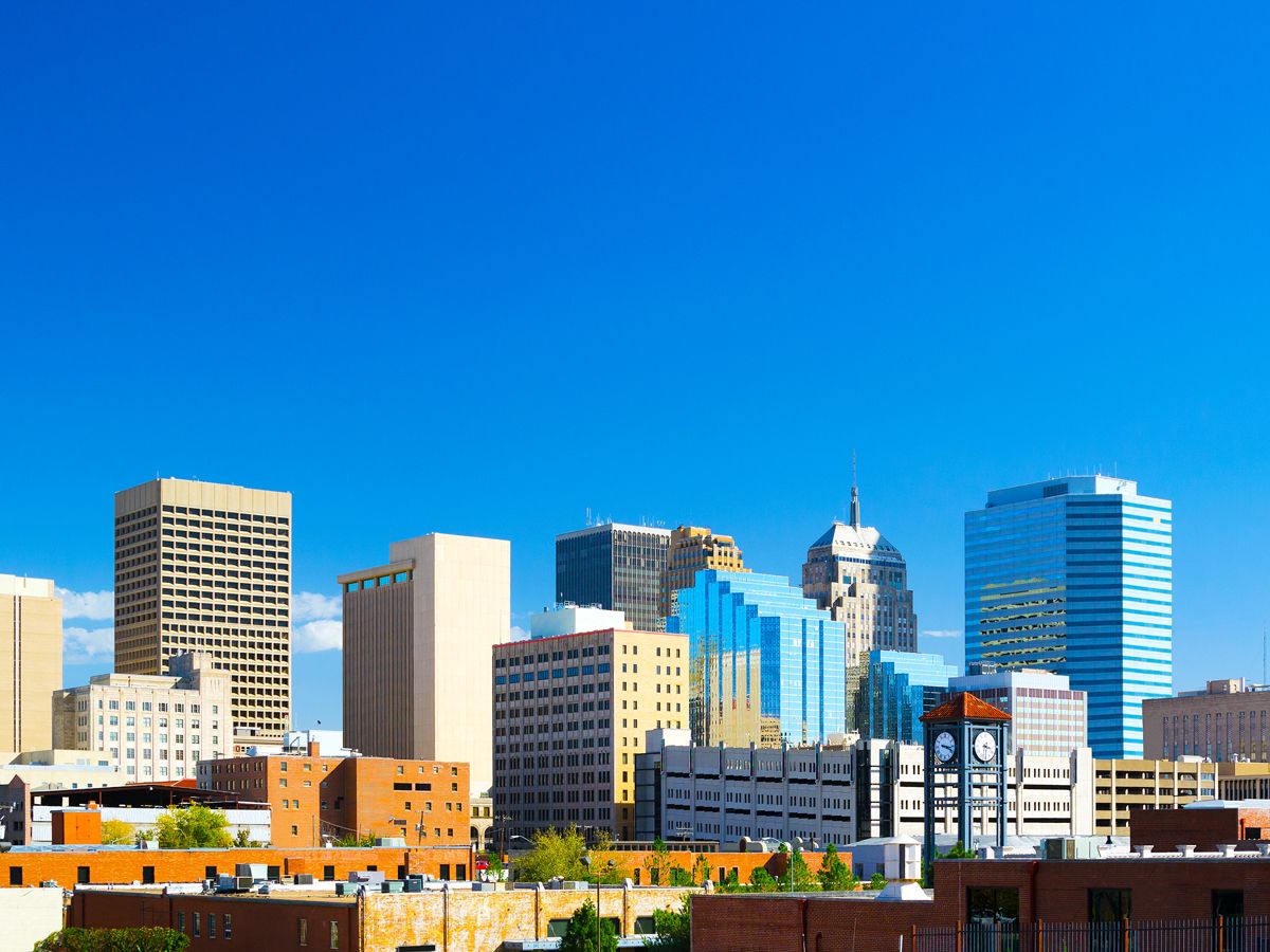 High-rises in downtown Oklahoma City