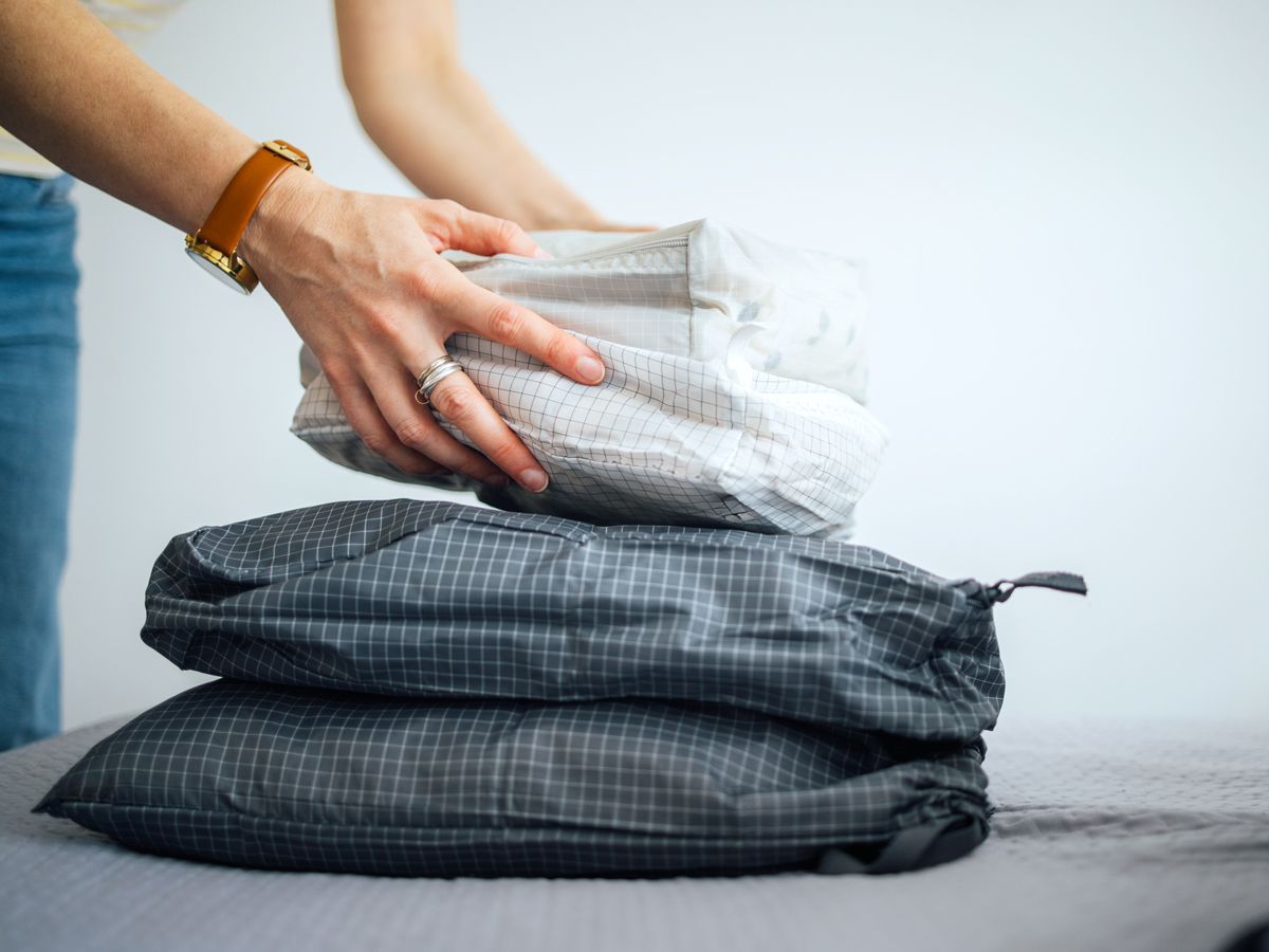 Traveler using packing cubes