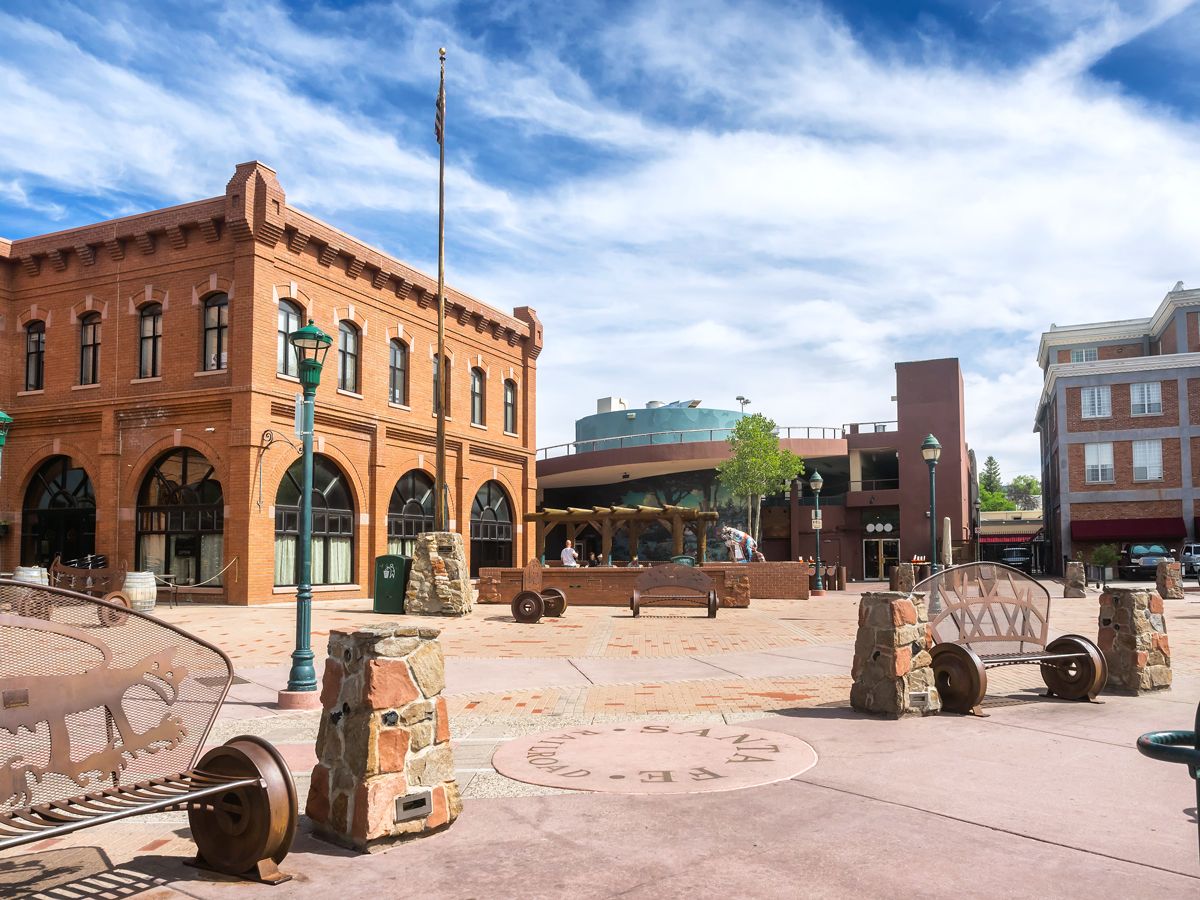 Main square in Flagstaff, Arizona