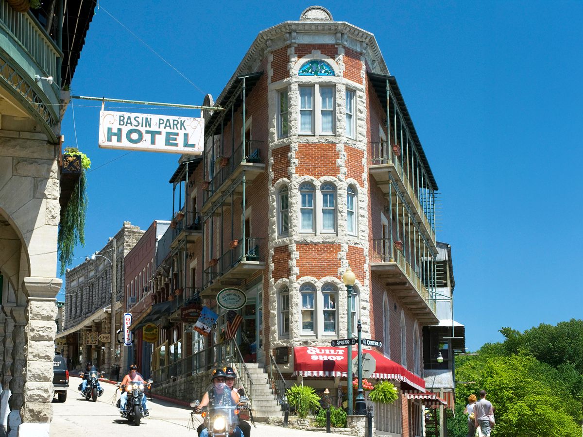 Flatiron Flats buiding in Eureka Springs, Arkansas