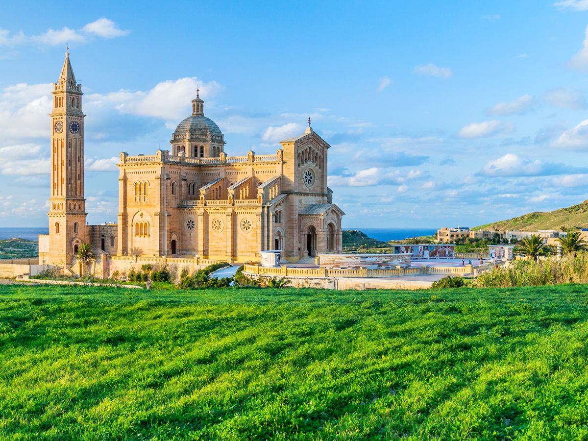 Basilica on the island of Gozo, Malta