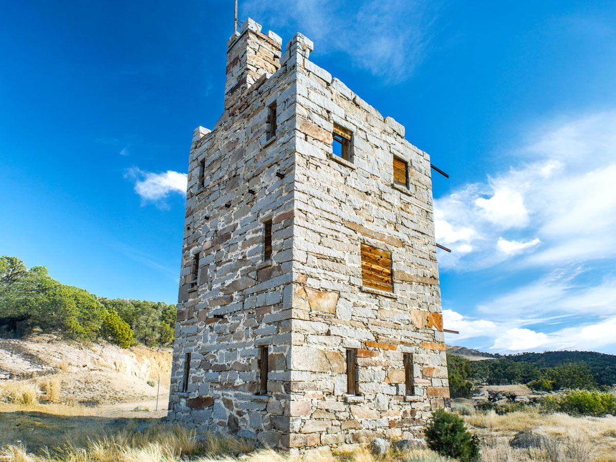 Stokes Castle in Austin, Nevada