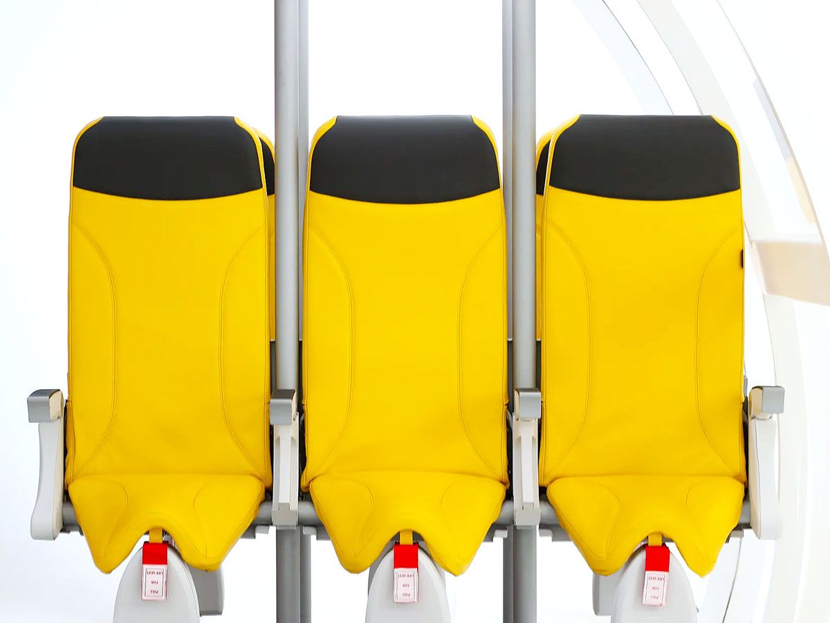 Standing-only airplane seat prototype