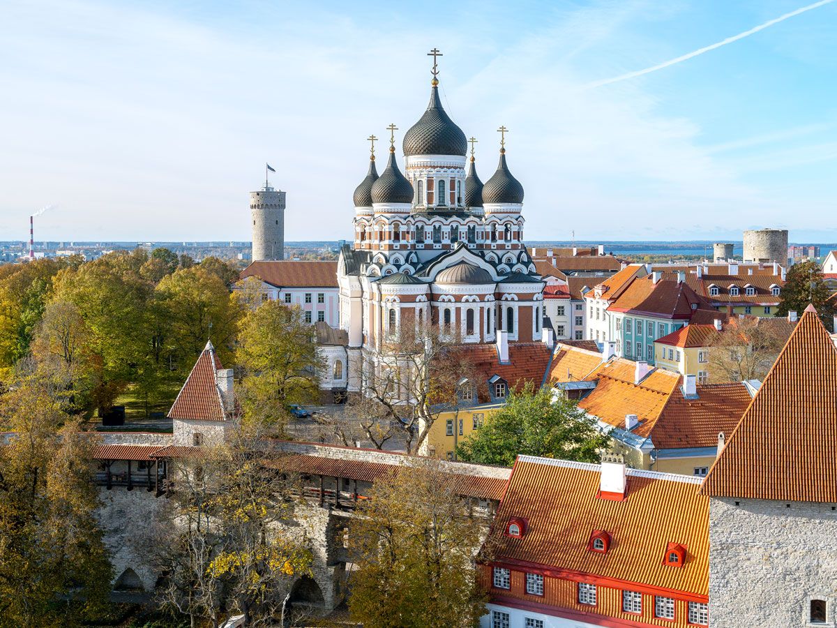 Alexander Nevsky Cathedral in Tallinn, Estonia