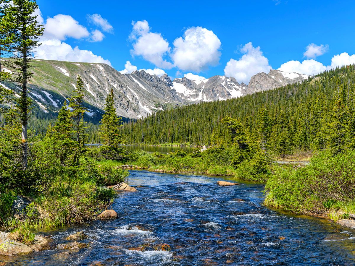 River in the mountains outside of Boulder, Colorado
