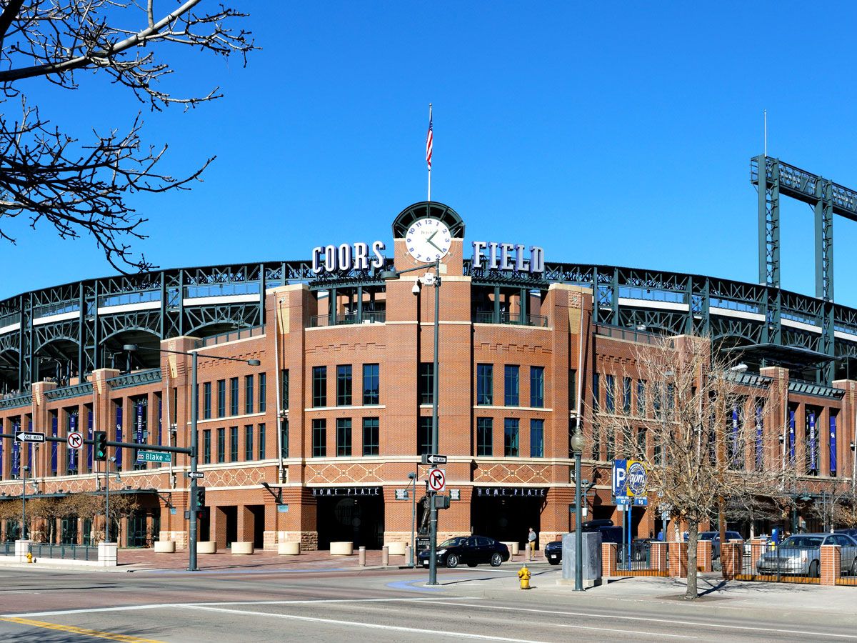 Exterior of Coors Field in Denver, Colorado