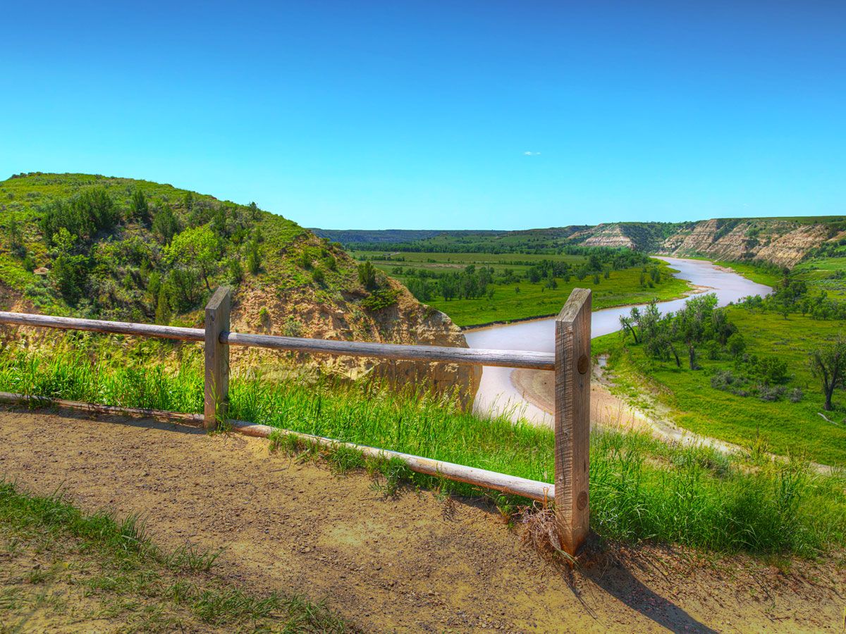 Little Missouri River outside of Medora, North Dakota