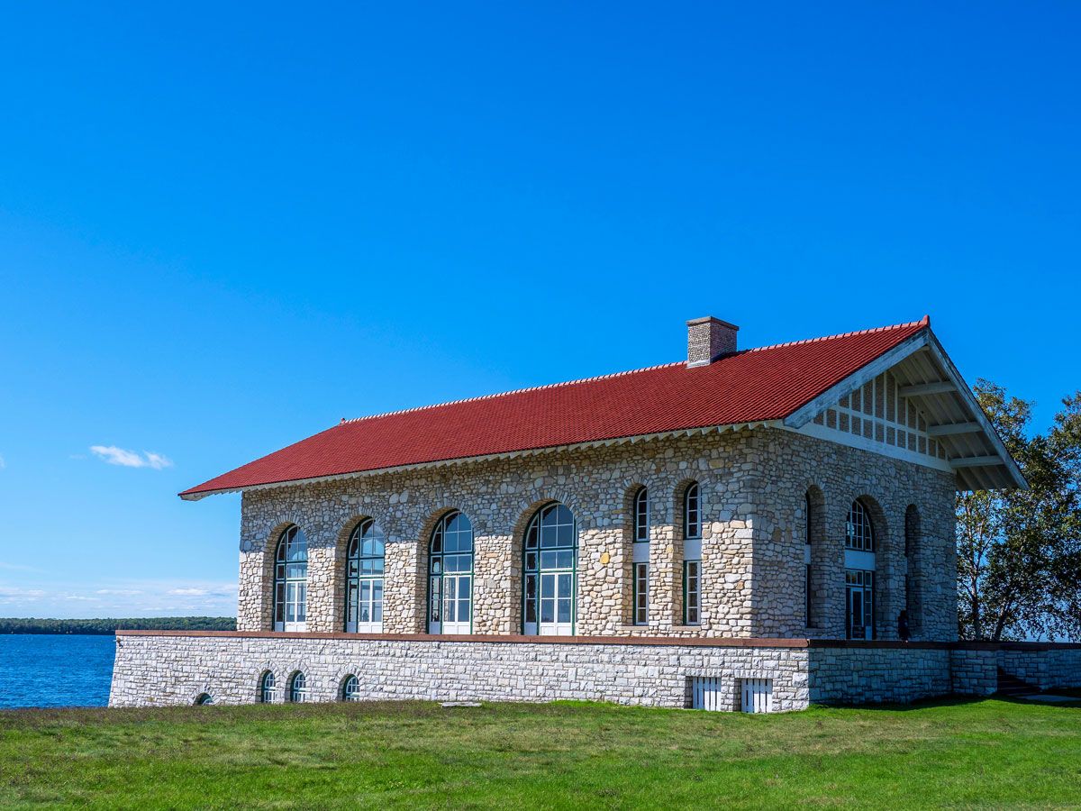 Boathouse on Rock Island, Wisconsin