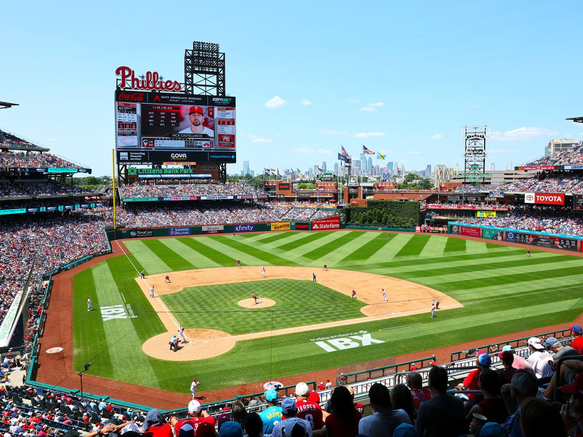 Game taking place at Citizens Bank Park in Philadelphia, Pennsylvania 