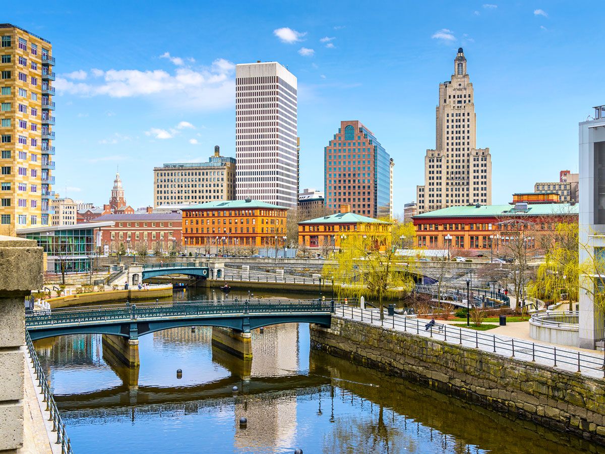 Skyline of downtown Providence, Rhode Island