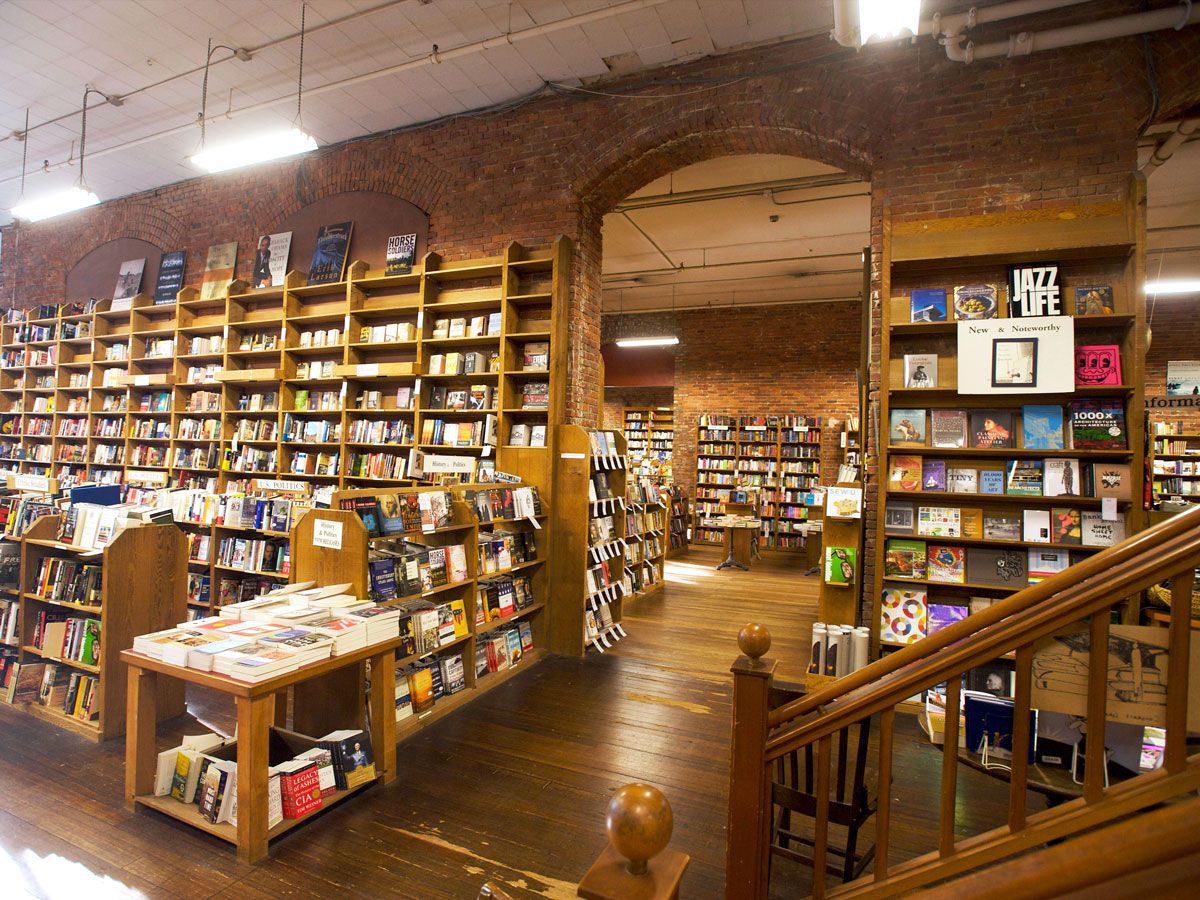 Interior of Elliot Bay Book Company in Seattle, Washington