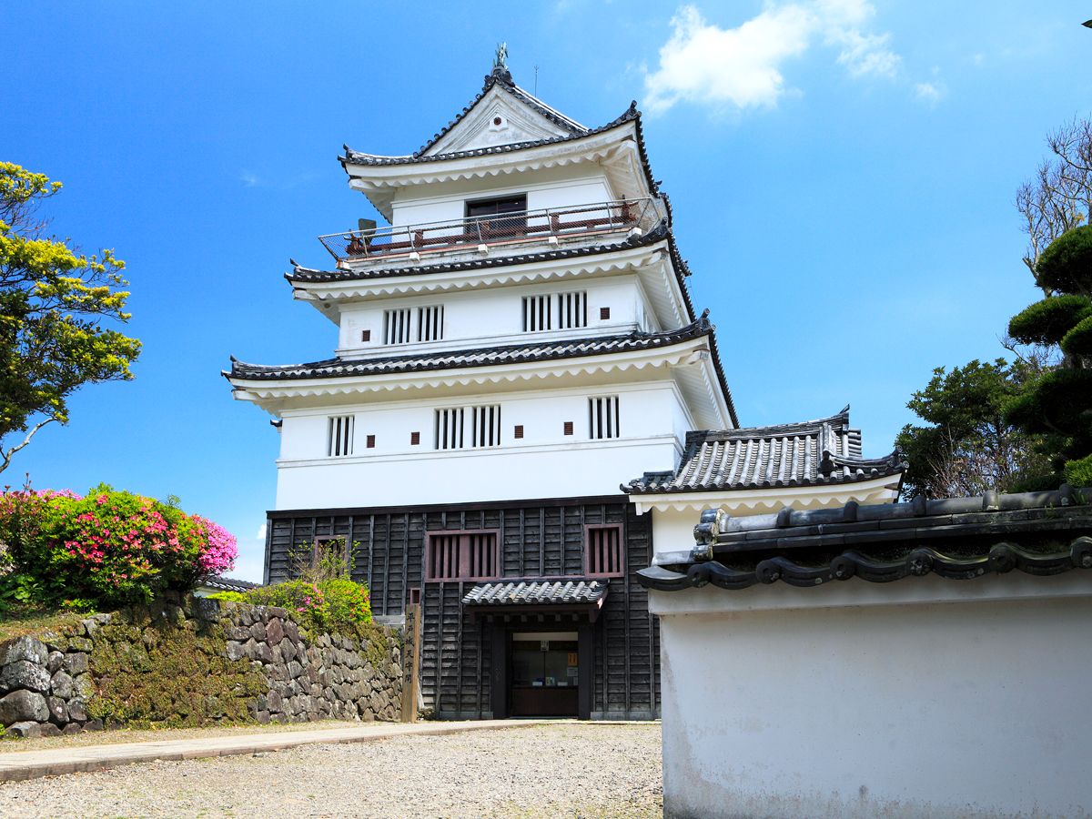 Exterior of Hirado Castle in Japan