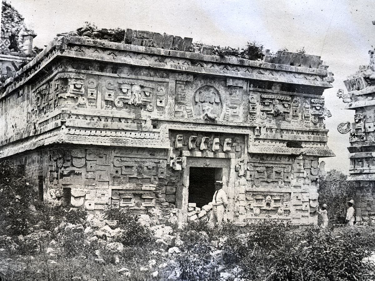 Chichen Itza archaeological site in 1923