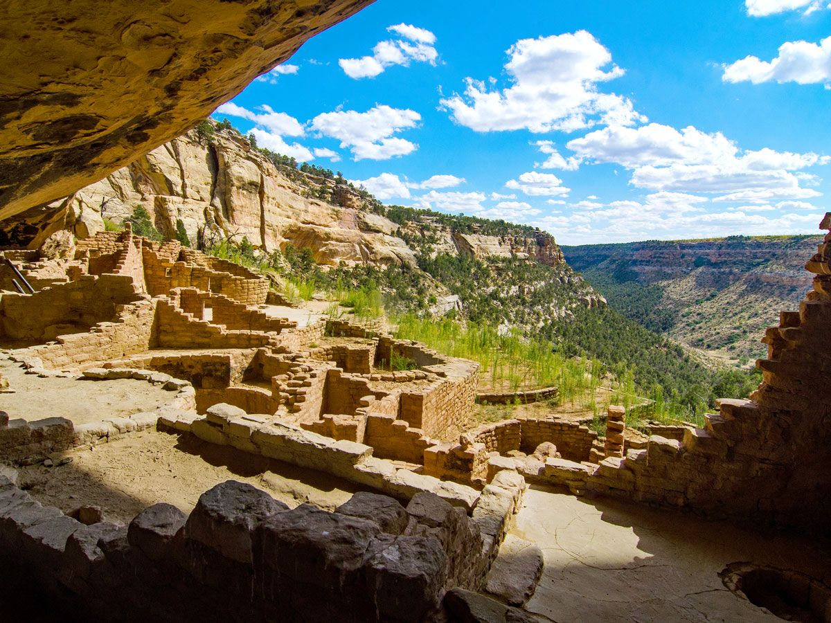Cliff dwellings of Mesa Verde National Park in Colorado