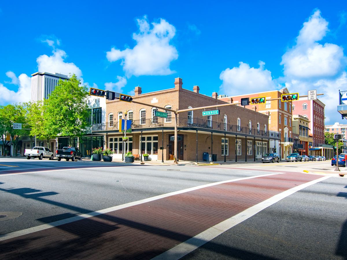 Intersection in Tallahassee, Florida