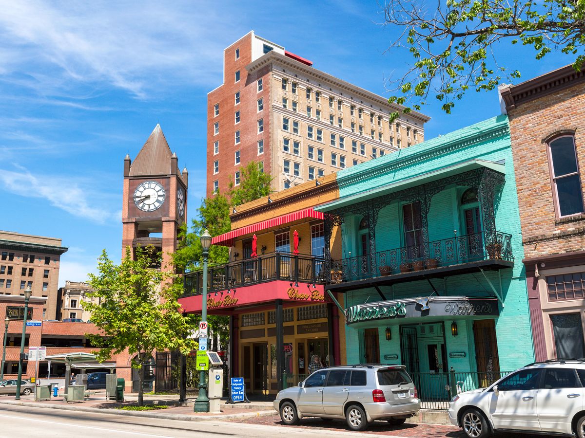Market Square Clock Tower in Houston Historic District