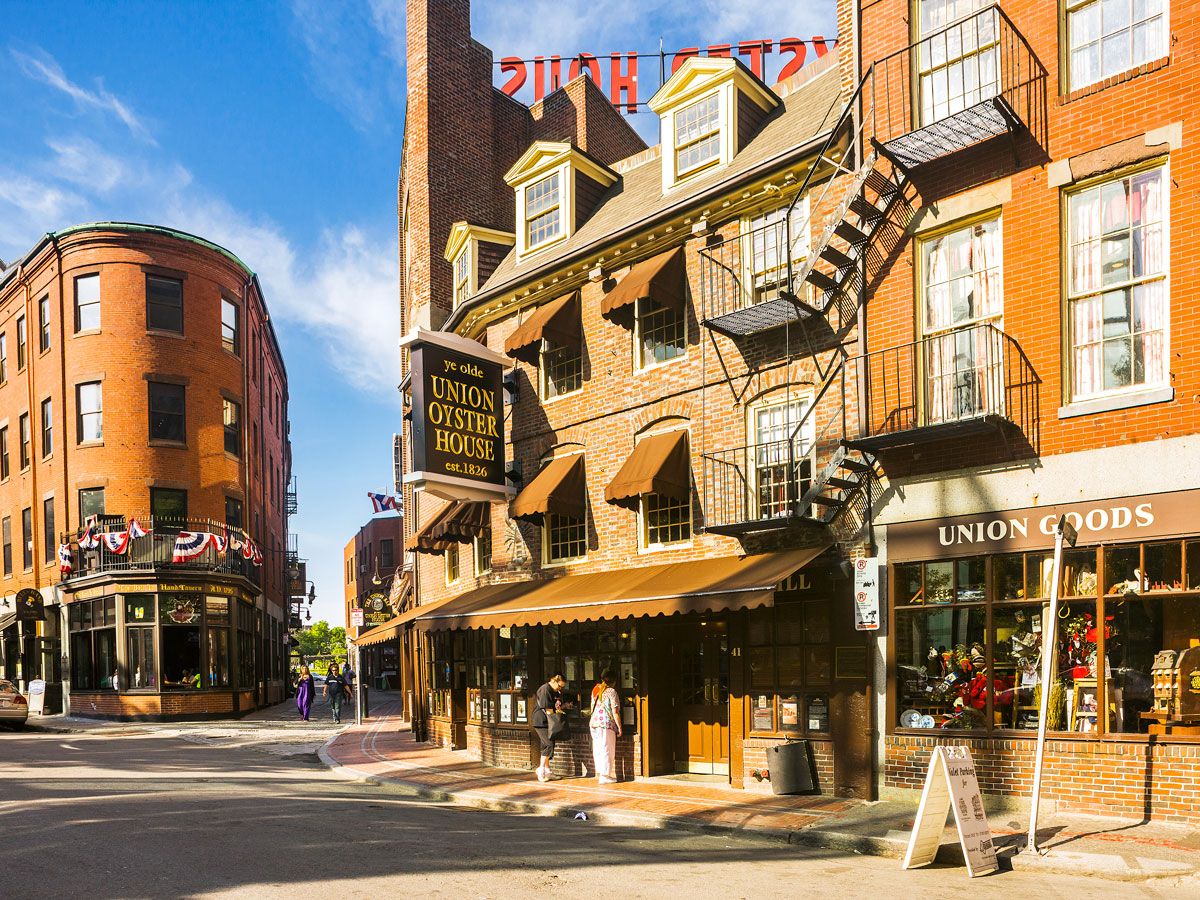 Union Street in Boston, Massachusetts 