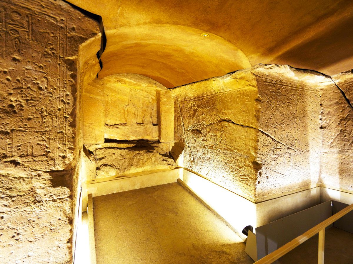 Inside the Temple of Ellesyia in Turin, Italy