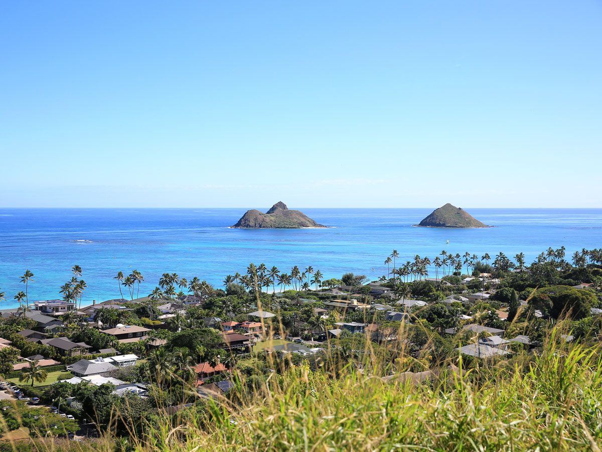Small islands off the coast of Hawaii