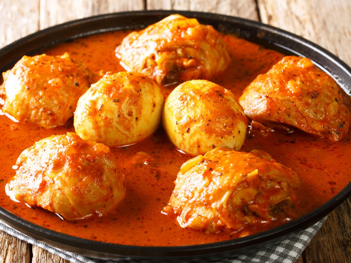 Bowl of Ethiopian doro wat