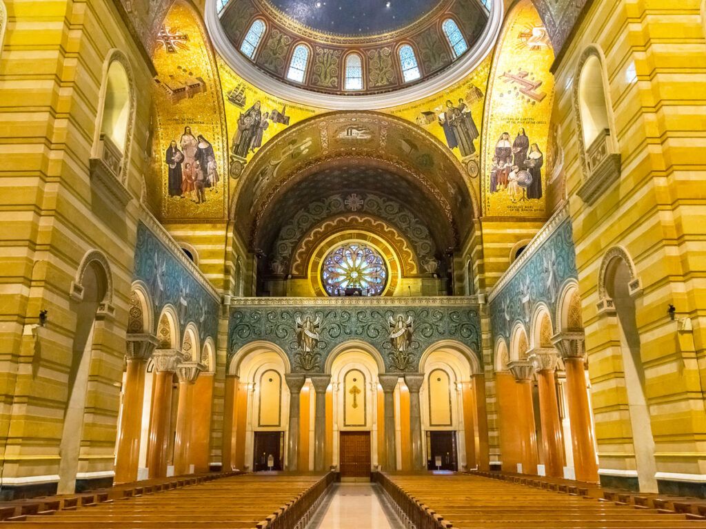 Grand interior of Cathedral Basilica of St. Louis