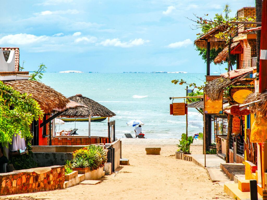 Beach town in Brazil