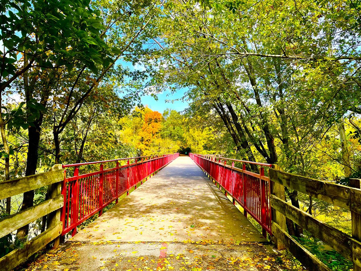 Monon Trail in Indianapolis, Indiana