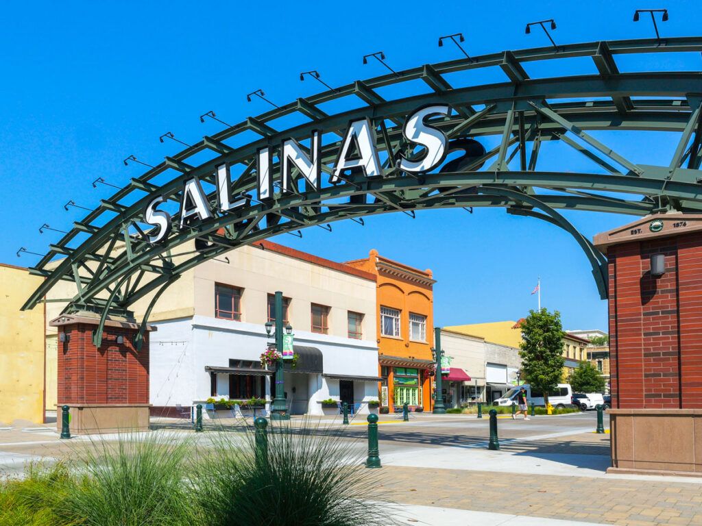 Sign for Salinas, California