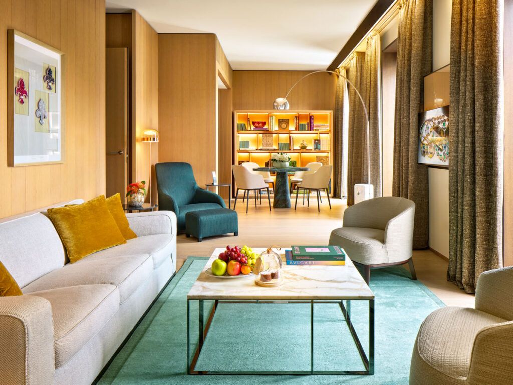 Suite at the Bvlgari Hotel Milano