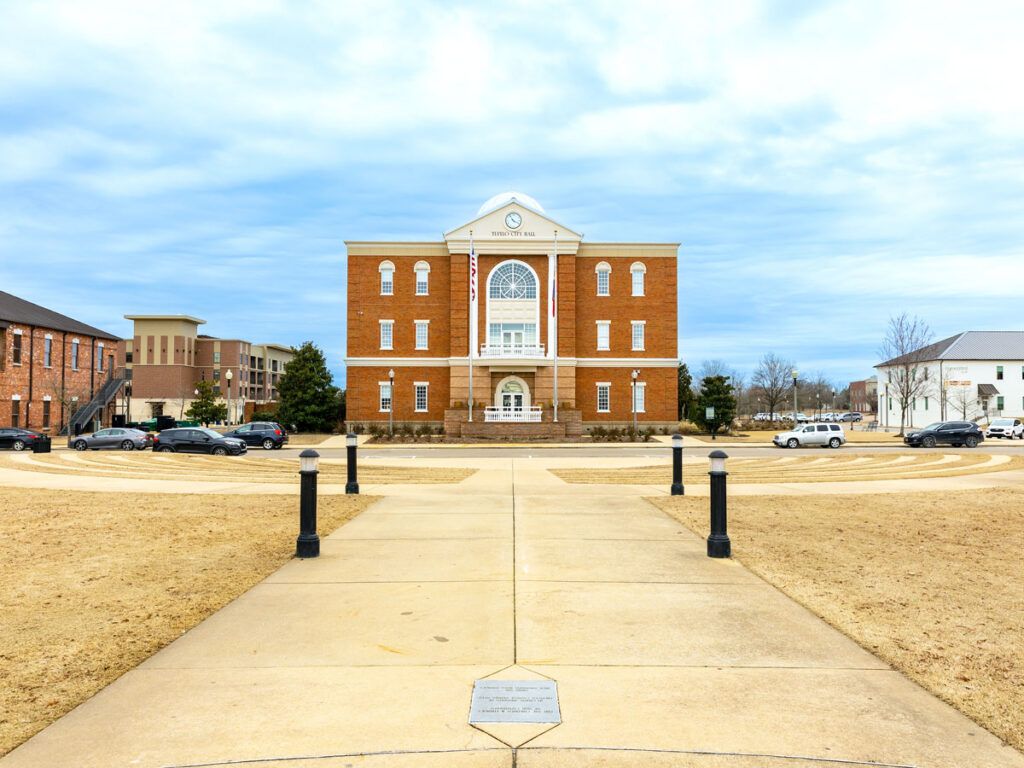 City hall in Tupelo, Mississippi