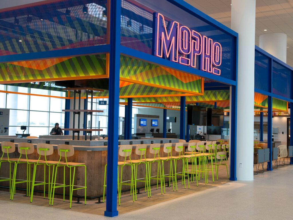 MoPho restaurant at Louis Armstrong New Orleans International Airport, Louisiana